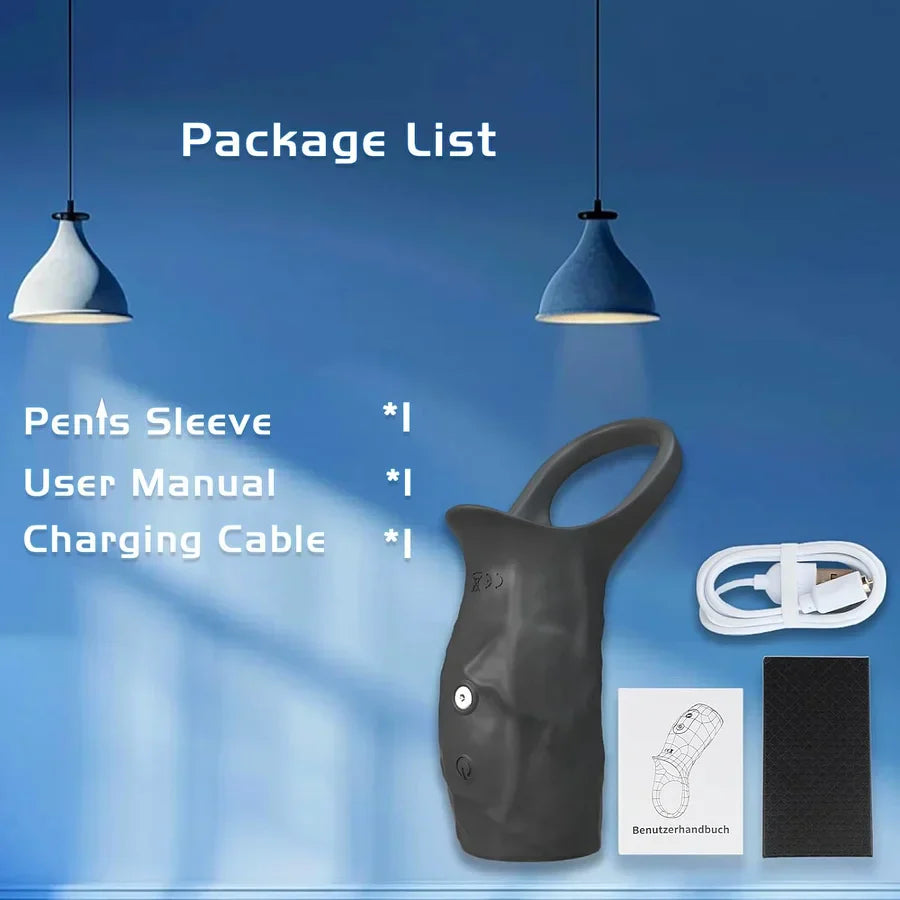 💥Supreme series for couples launched in 2025- 👑Vibrating Penis Armor Men'Health Trainer